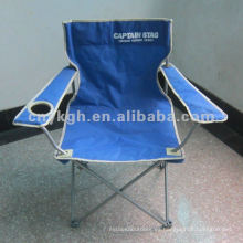 silla de relax plegable con brazos y soporte para bebidas